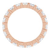 14K Rose 1 3/4 CTW Natural Diamond Eternity Band Size 6